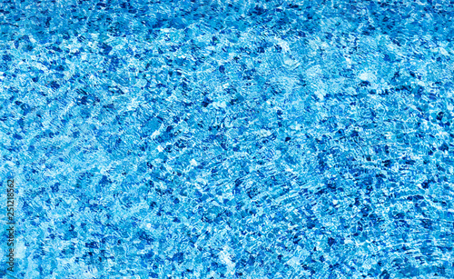 Pool water top view, background texture