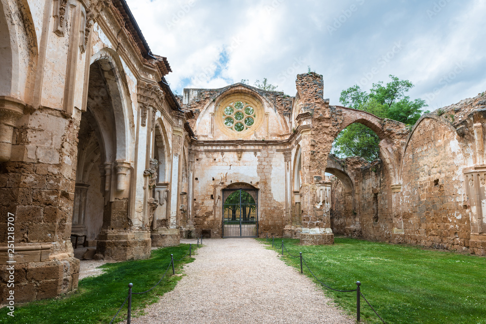 Ruins of the church of the Monastery of Piedra