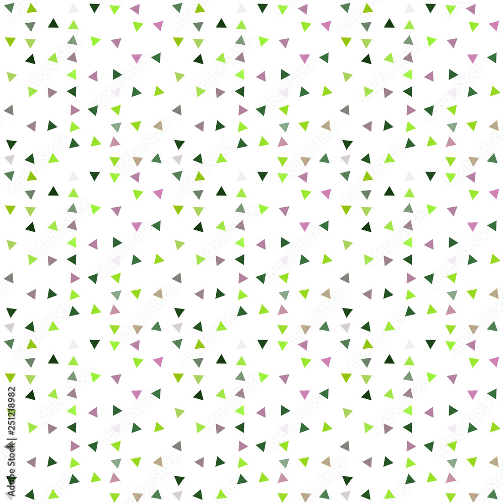 Abstract seamless pattern background with multi-colored varied triangles.