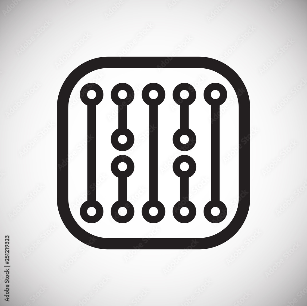 Electronic circuit icon on white background for graphic and web design, Modern simple vector sign. Internet concept. Trendy symbol for website design web button or mobile app Electronic circuit icon on white background for graphic and web design, Modern simple vector sign. Internet concept. Trendy symbol for website design web button or mobile app