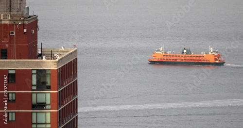 Staten Island Ferry Sailing NYC