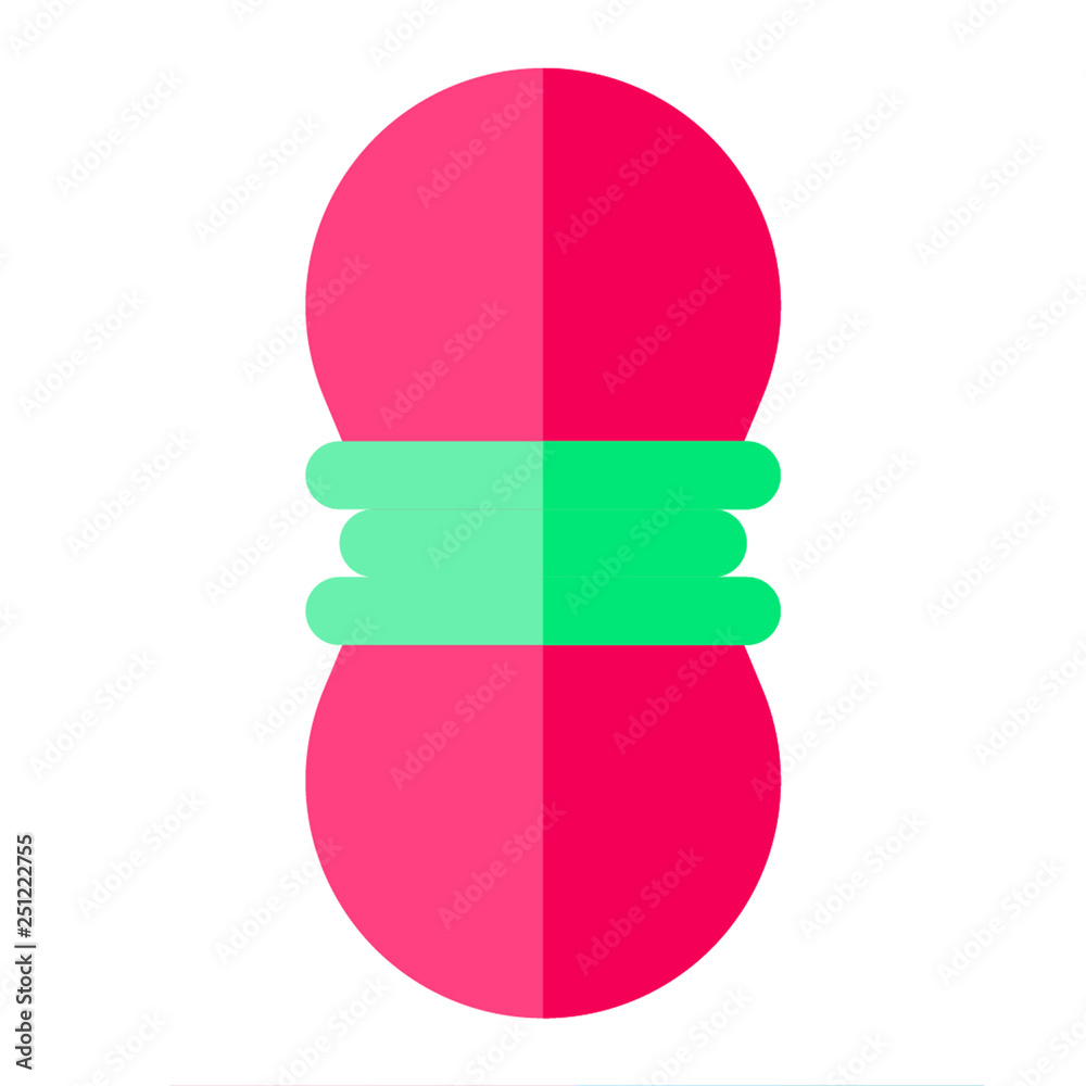 ROPE icon flat style ROPE icon flat style