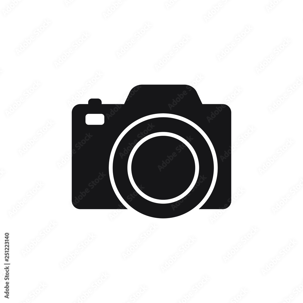 Photo camera vector icon Photo camera vector icon