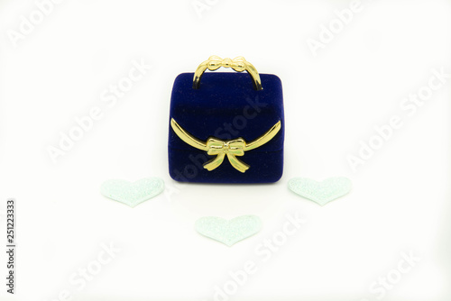 Little gift with love and hearts.