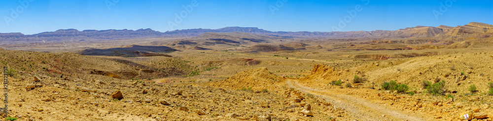 Panoramic landscape of HaMakhtesh HaGadol