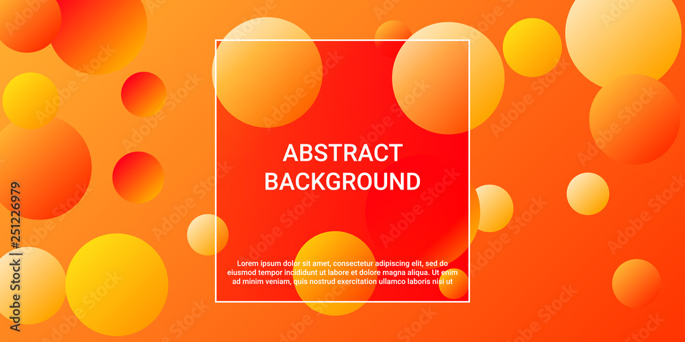 Fototapeta premium Gradients balls shapes.