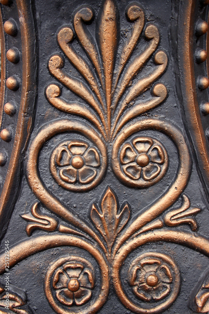 detail of an old door