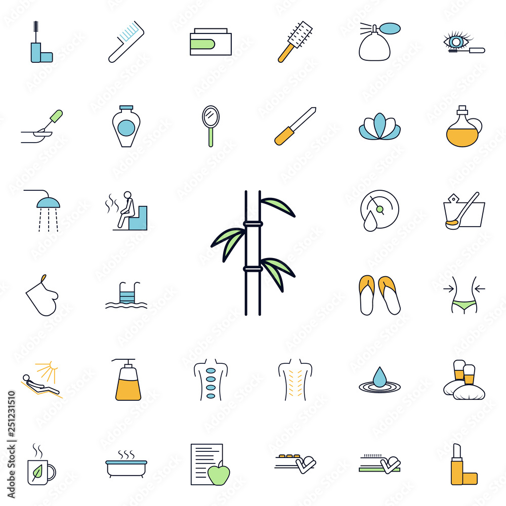 bamboo outline icon. spa icons universal set for web and mobile bamboo outline icon. spa icons universal set for web and mobile