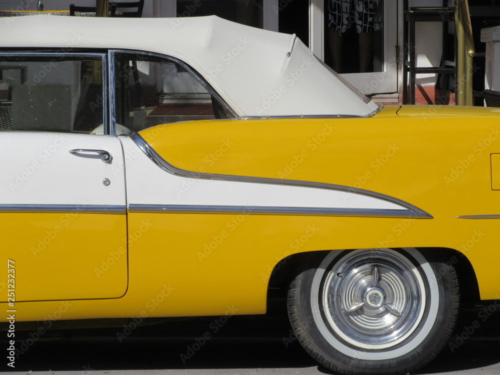 American vintage car in Miami