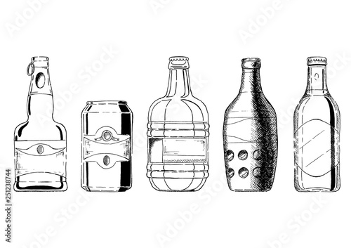 Beer bottle set