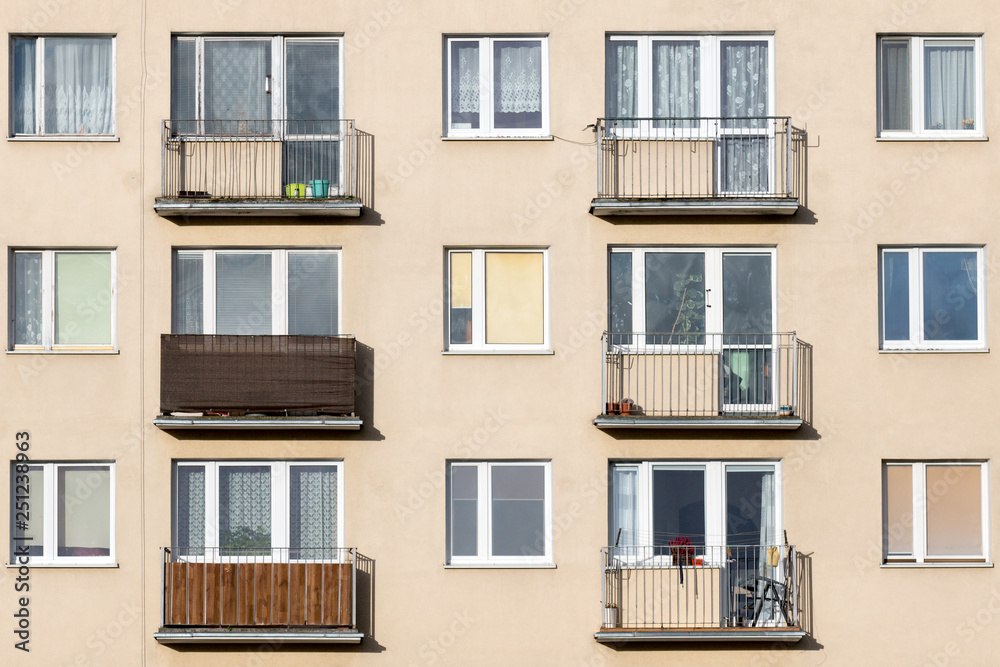 Obraz premium Block of flats as a background