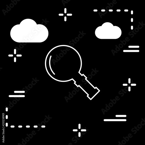 Vector Magnifire Glass Icon