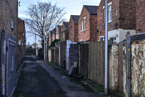 Typical English houses photo