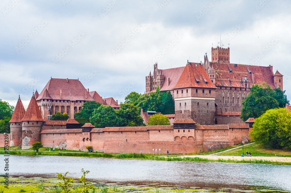 Naklejka premium The Malbork Castle, Poland