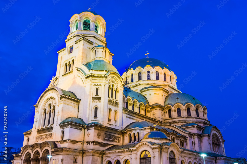 The Aleksander Nevsky Orthodox Cathedral of Sofia, Bulgaria