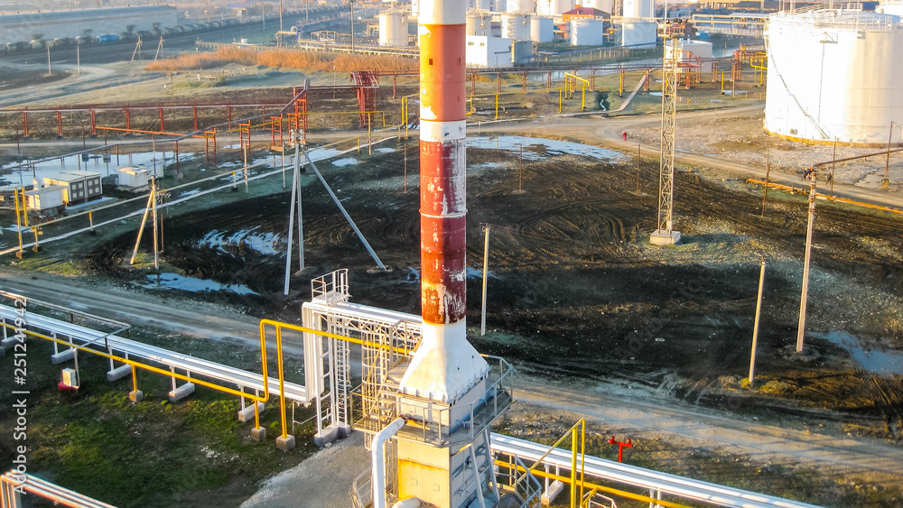 oil refinery. Equipment for primary oil refining oil refinery. Equipment for primary oil refining