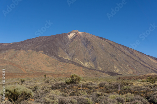 Teide volcano peak in Tenerif