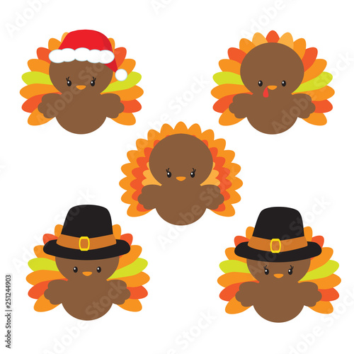 Turkey vector illustration clip art