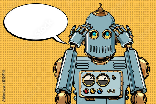 the robot thinks, thinker