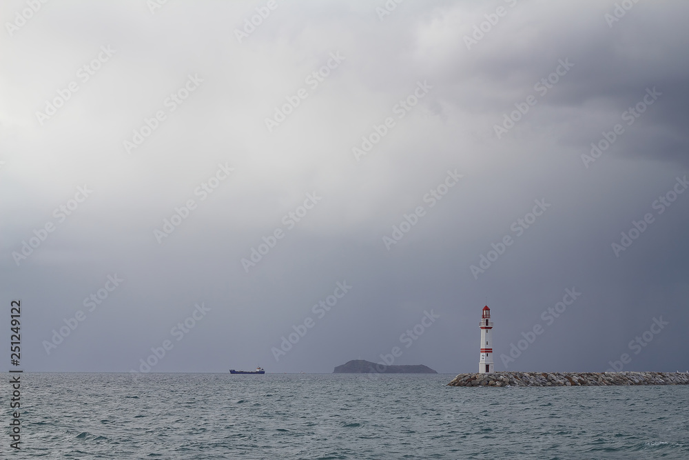 Seaside town of Turgutreis and spectacular sunsets Seaside town of Turgutreis and spectacular sunsets