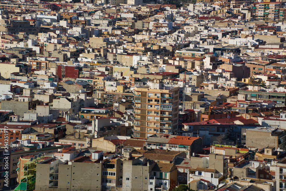 Vista aerial de Alicante