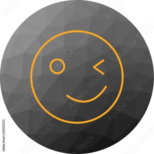  Vector wink Emoji Icon