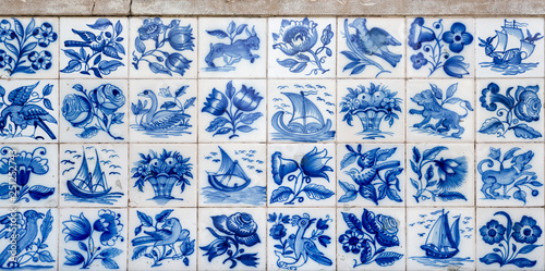Tiles of the Belvedere of Santa Luzia