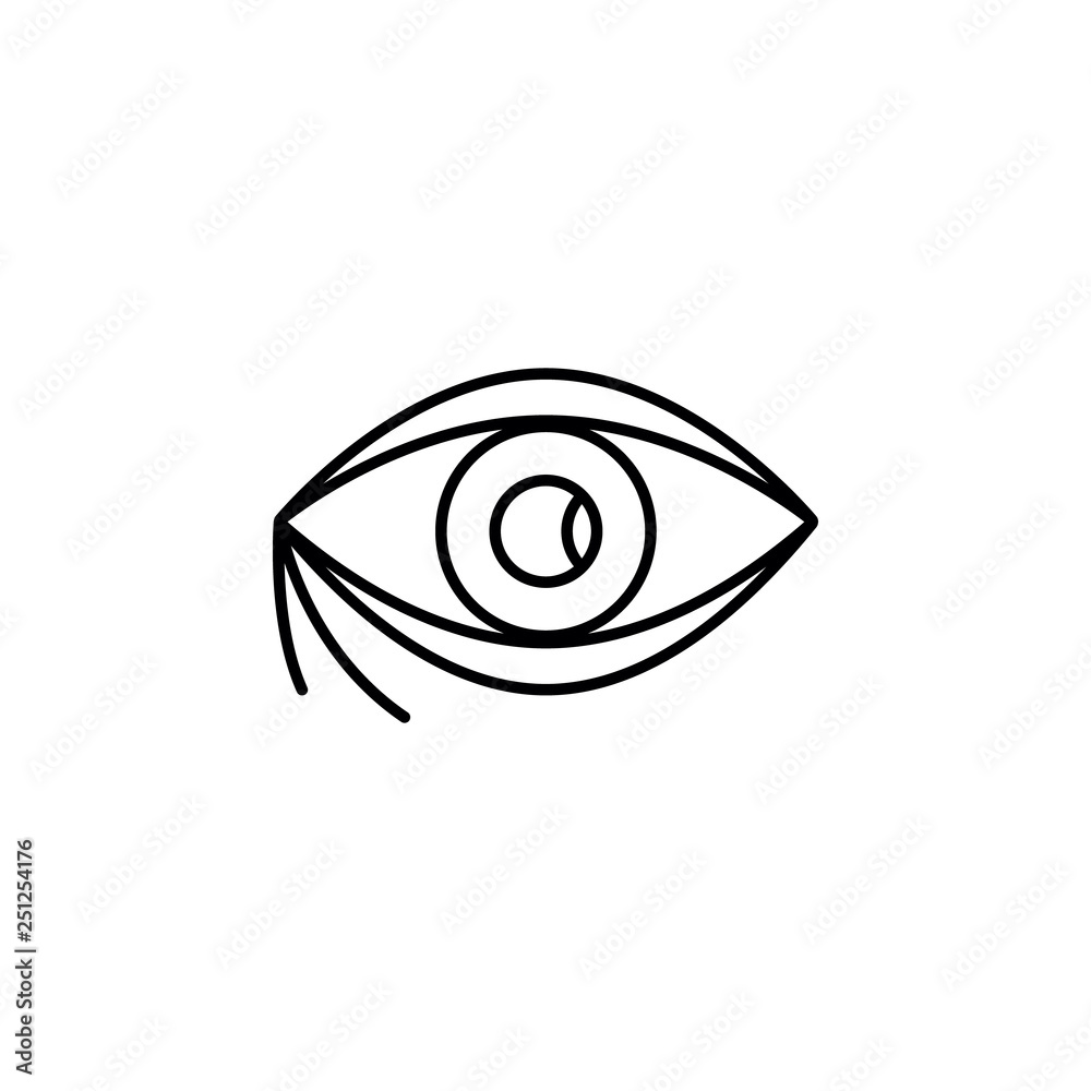 eye, plastic surgery icon. Element of plastic surgery for mobile concept and web apps icon. Thin line icon for website design and development, app development eye, plastic surgery icon. Element of plastic surgery for mobile concept and web apps icon. Thin line icon for website design and development, app development