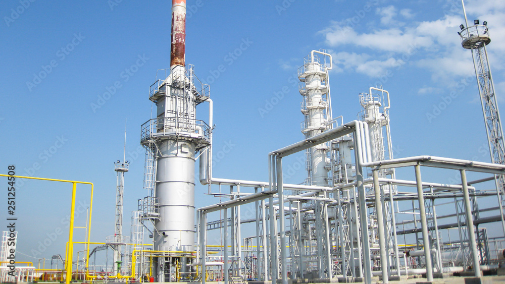 Fototapeta premium The oil refinery