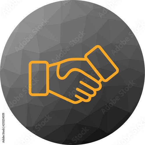 Vector Handshake Icon.