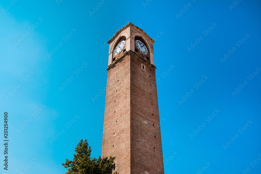 Old Clock Tower in Adana, city of Turkey. Adana City with old clock tower also known 