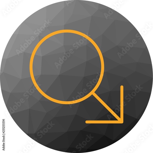 Vector Male Sign Icon