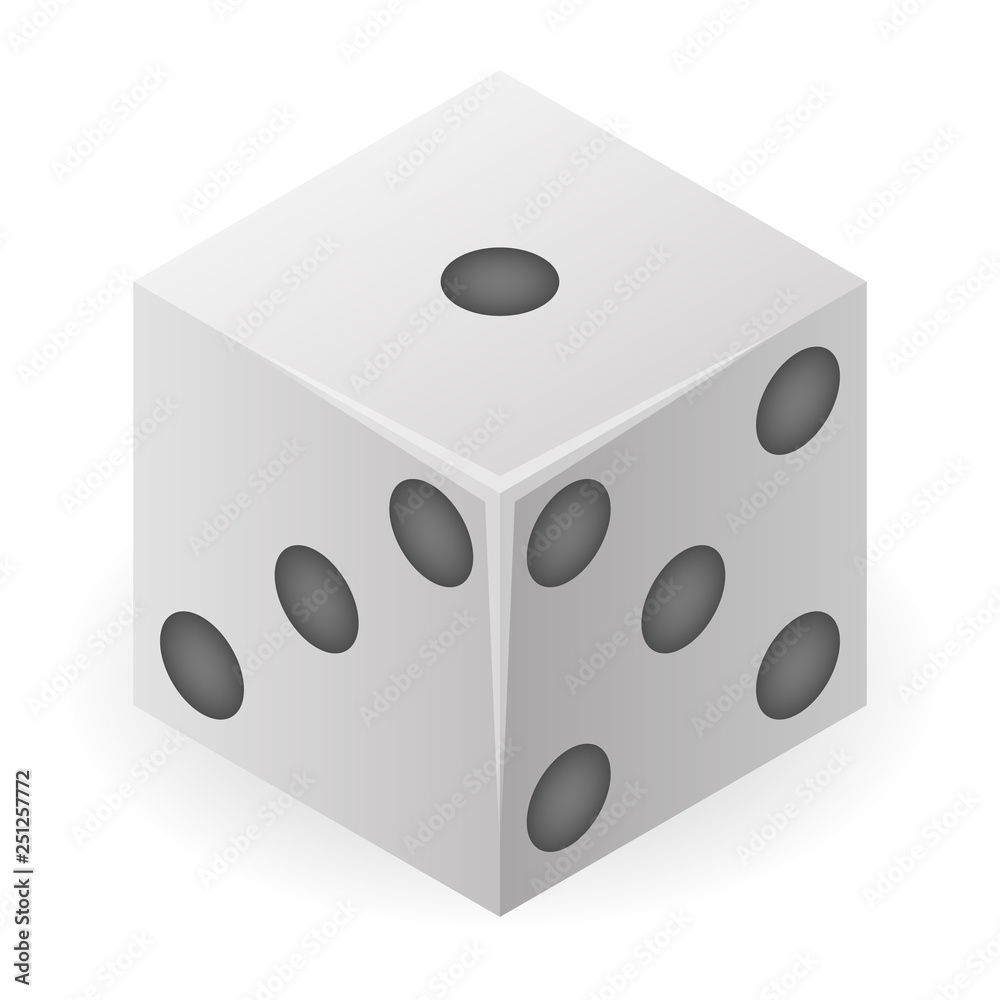 Jackpot dice icon. Isometric of jackpot dice vector icon for web design isolated on white background Jackpot dice icon. Isometric of jackpot dice vector icon for web design isolated on white background