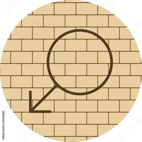 Vector Male Sign Icon