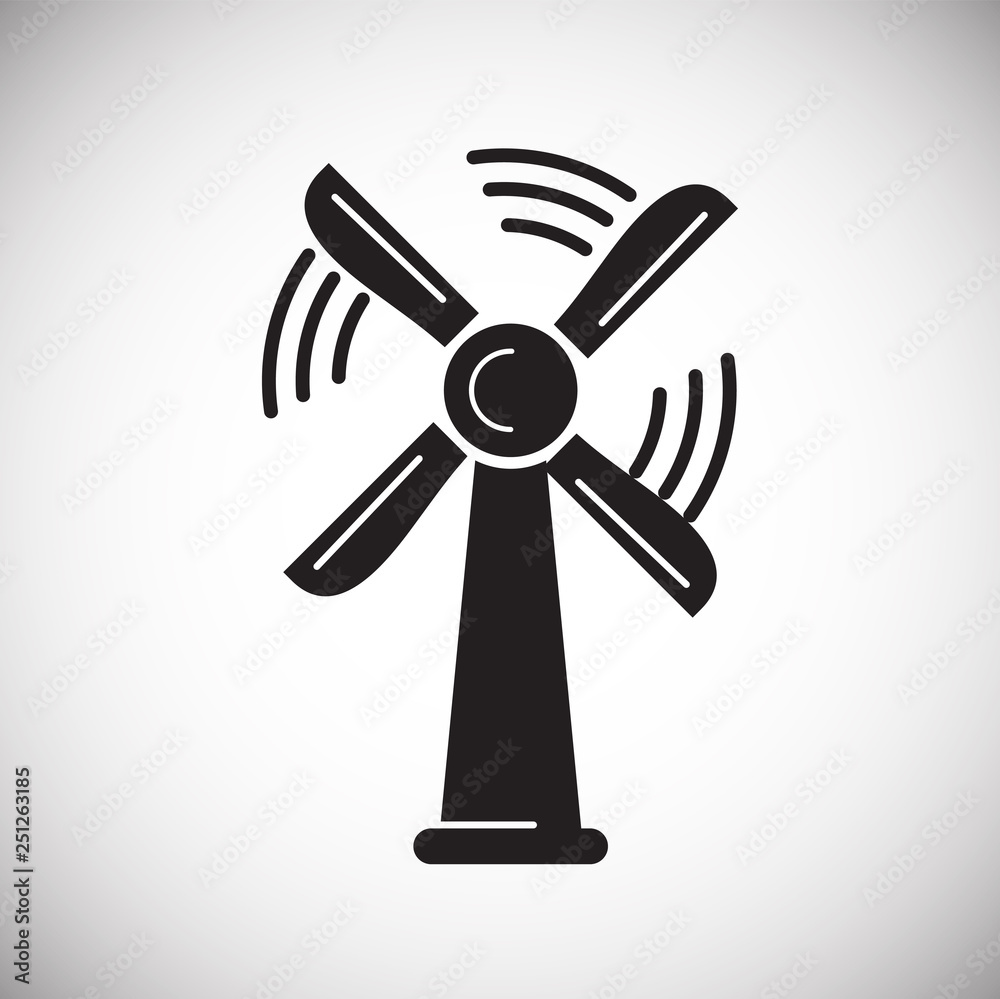 Wind mill icon on white background for graphic and web design, Modern simple vector sign. Internet concept. Trendy symbol for website design web button or mobile app Wind mill icon on white background for graphic and web design, Modern simple vector sign. Internet concept. Trendy symbol for website design web button or mobile app