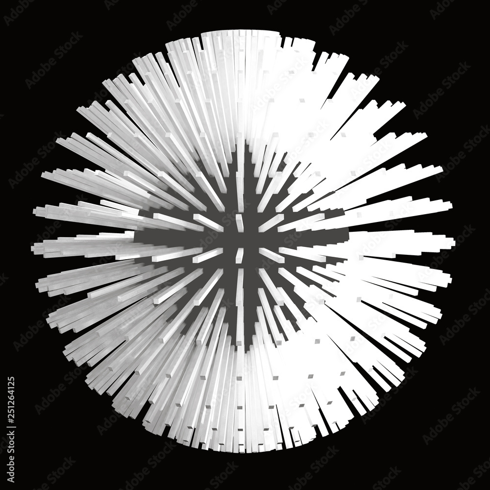 Obraz premium Abstract sphere illustration