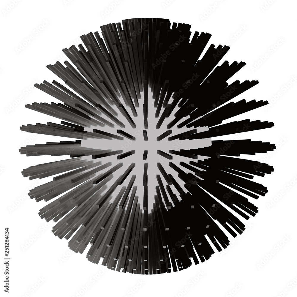 Obraz premium Abstract sphere illustration