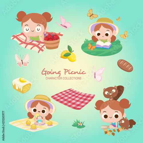 Going Picnic in The Summer