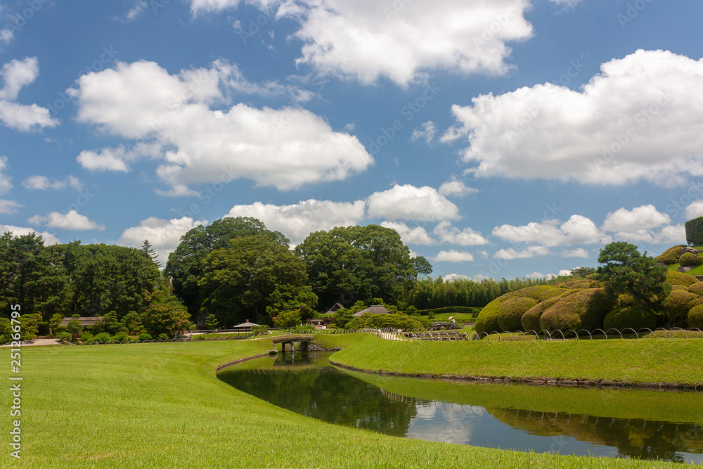 The Old Korakuen Garden in Okayama, Japan