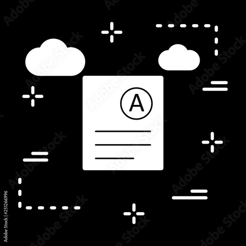 Vector A Grade Icon