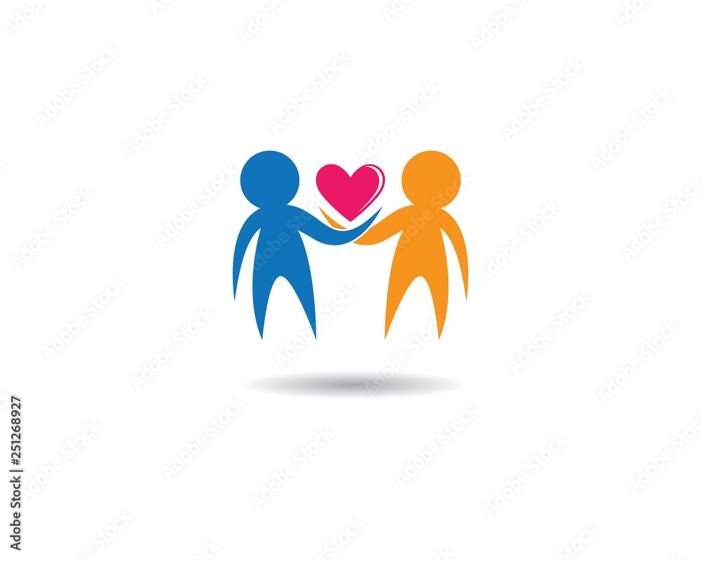 Community logo template illustration Community logo template illustration
