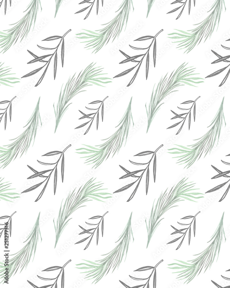 seamless background with olive leaves seamless background with olive leaves