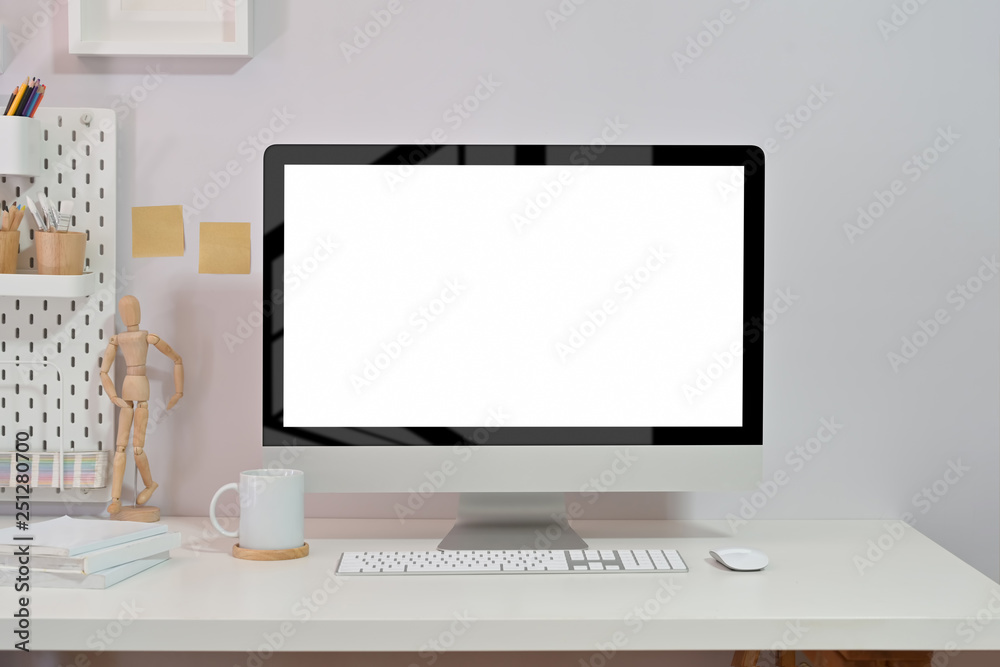 Modern minimal creative workspace. Modern minimal creative workspace.