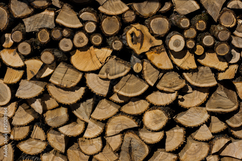 firewood  boards background. wooden texture. 