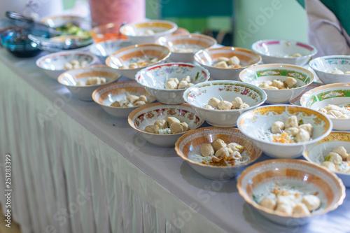 Bakso indonesian food ready to serve