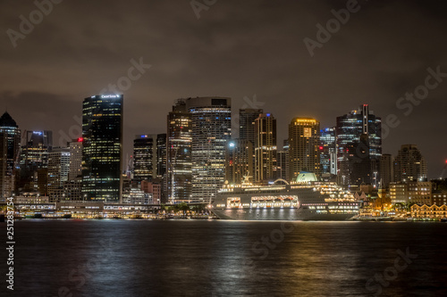 night time on sydney harbour © Tim