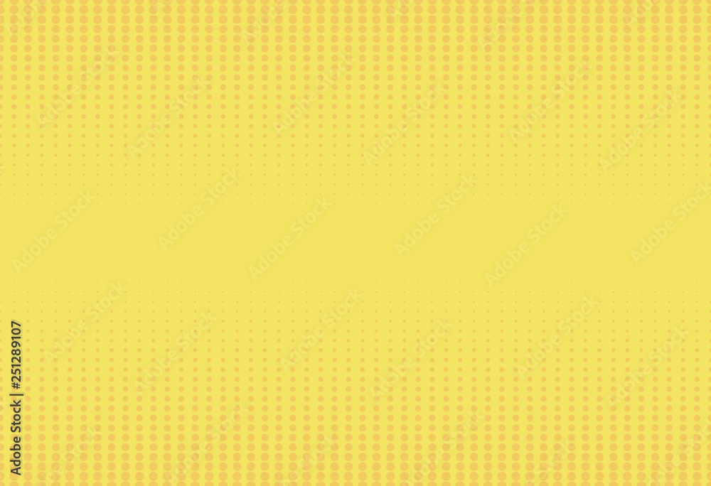 Fototapeta premium Abstract yellow background, dot pattern