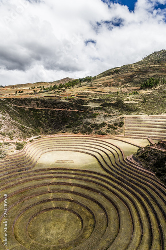 Ancient terraces in the Inca valley © andrey_iv