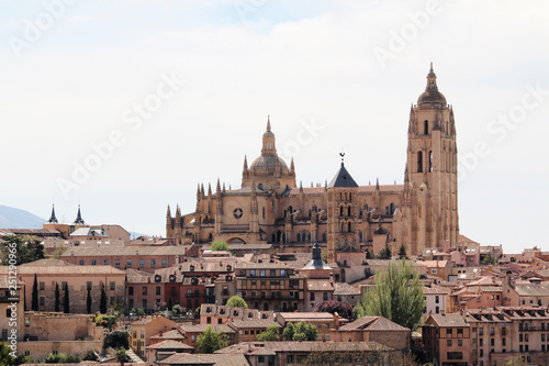 View to the center of Segovia, Spain © nastyakamysheva