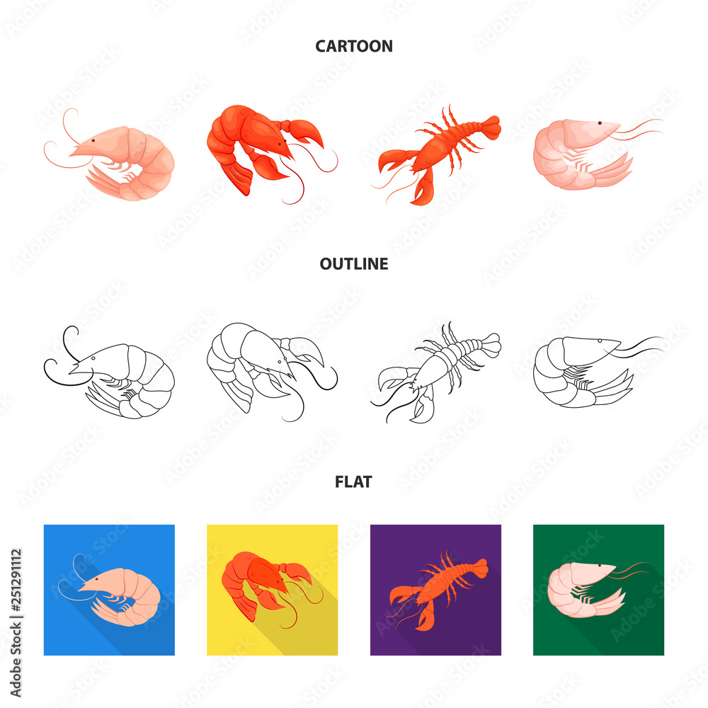 Vector design of appetizer and ocean icon. Collection of appetizer and delicacy vector icon for stock. Vector design of appetizer and ocean icon. Collection of appetizer and delicacy vector icon for stock.